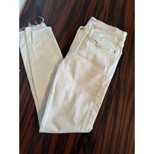 FRAME Denim "Le Skinny de Jeanne" White Jeans SZ 28 EUC